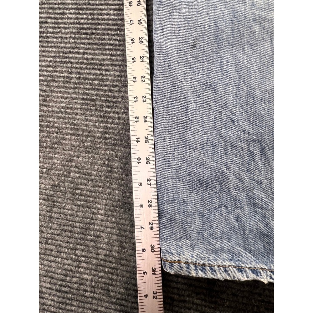 Levi's 501 XX Jeans Mens38x34 Light Wash Distressed Button Fly - Picture 5 of 16